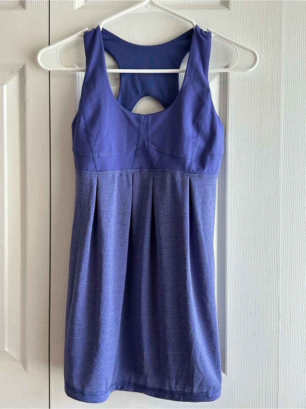 lululemon athletica Run Your Heart Out Purple Racerback Athletic Top